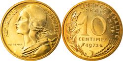 World Coins - Coin, France, Marianne, 10 Centimes, 1972, Paris, , Aluminum-Bronze