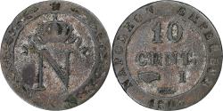 World Coins - France, Napoleon I, 10 Centimes, 1808, Limoges, Billon, , Gadoury:190