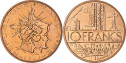 World Coins - Coin, France, Mathieu, 10 Francs, 1980, Paris, Tranche A,