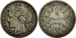 World Coins - Coin, France, Cérès, 2 Francs, 1895, Paris, , Silver, Gadoury:530a