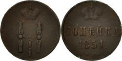 World Coins - Coin, Russia, Nicholas I, Kopek, 1851, Ekaterinbourg, , Copper
