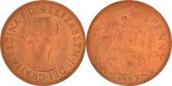 World Coins - Coin, Great Britain, Elizabeth II, Penny, 1963, , Bronze, KM:897
