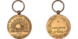 World Coins - France, Union Nationale des Combattants, Medal, Excellent Quality, Bronze, 27
