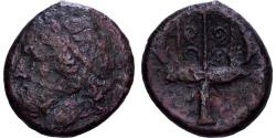 Ancient Coins - Sicily, Hieron II, Tetras, 240-215 BC, Syracuse, Bronze, , HGC:2-1550