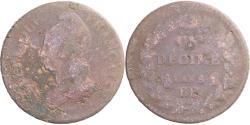 World Coins - Coin, France, Dupré, Decime, AN 8, Strasbourg, , Copper, Gadoury:187a