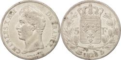 World Coins - Coin, France, Charles X, 5 Francs, 1828, Lyon, , Silver, KM:728.4