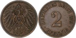 World Coins - GERMANY - EMPIRE, Wilhelm II, 2 Pfennig, 1913, Berlin, Copper, , KM:16