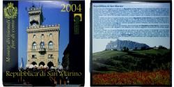 World Coins - San Marino, Coffret 1c. à 5€, BU, 2004, Rome,