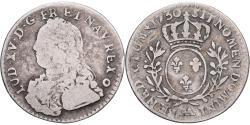 World Coins - France, Louis XV, 12 Sols, 1/10 Écu aux branches d'olivier, 1730