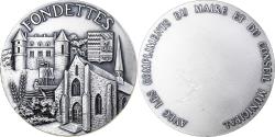 World Coins - France, Medal, Compliments, Fondettes, Silvered Bronze florentin, Pichard