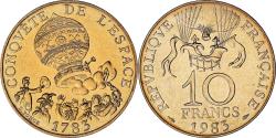 World Coins - Coin, France, La conquête, 10 Francs, 1983, Monnaie de Paris, série FDC