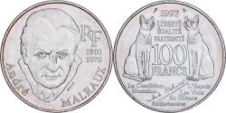 World Coins - France, 100 Francs, André Malraux, 1997, Silver, , KM:1188