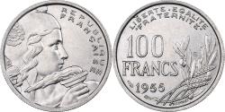 World Coins - France, 100 Francs, Cochet, 1955, Beaumont-Le-Roger, Copper-nickel,