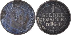 World Coins - Coin, German States, PRUSSIA, Wilhelm I, 2-1/2 Silber Groschen, 1864, Berlin