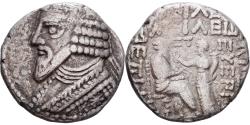 Ancient Coins - Kingdom of Parthia, Gotarzes II, Tetradrachm, 48-49, Seleukeia, Billon