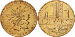 World Coins - Coin, France, Mathieu, 10 Francs, 1981, , Nickel-brass, KM:940