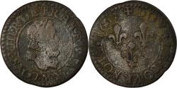 World Coins - Coin, France, Louis XIII, Double tournois, buste enfantin au col fraisé, Double