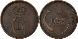 World Coins - Coin, Denmark, Christian IX, Ore, 1879, Copenhagen, , Bronze, KM:792.1
