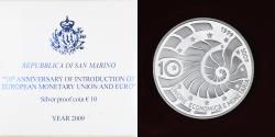 World Coins - San Marino, 10 Euro, Monetary Union, 2009, Proof, , Silver
