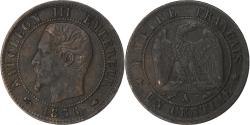 World Coins - France, Napoleon III, Centime, 1856, Paris, Bronze, , Gadoury:86