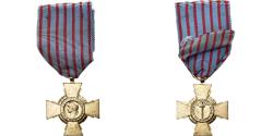 World Coins - France, Croix du Combattant, WAR, Medal, Very Good Quality, Bronze, 36