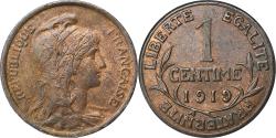 World Coins - France, Centime, Daniel-Dupuis, 1919, Paris, Bronze, , Gadoury:90