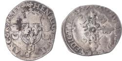 World Coins - Coin, France, Henri II, Douzain aux croissants, 1549, La Rochelle,