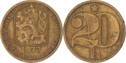 World Coins - Coin, Czechoslovakia, 20 Haleru, 1977