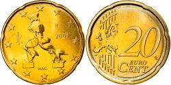 World Coins - Italy, 20 Euro Cent, 2009, Rome, , Brass, KM:248