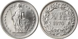 World Coins - Coin, Switzerland, 1/2 Franc, 1970, Bern, , Copper-nickel, KM:23a.1