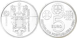 World Coins - Portugal, 5 Euro, 2004, Lisbon, UNESCO, , Silver, KM:754