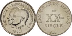 World Coins - France, Medal, Baudouin I, Fabiola, Buudewin I, Les grands destins du XXe