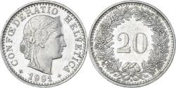 World Coins - Coin, Switzerland, 20 Rappen, 1991
