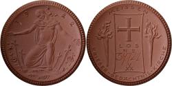 World Coins - Germany, Medal, Krieger gedächtnis-Kirche, Meissen, 1922, Porcelain,