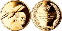 World Coins - France, Medal, Premiers Avions à Réaction engagés en Guerre, Aviation