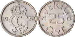 World Coins - Coin, Sweden, 25 Öre, 1982
