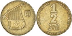World Coins - Coin, Israel, 1/2 New Sheqel, 1993