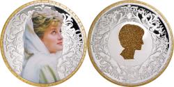 World Coins - United Kingdom, Medal, Lady Diana, A Legend, 2016, Proof, , Copper Gilt