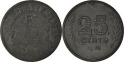 World Coins - Coin, Netherlands, Wilhelmina I, 25 Cents, 1942, , Zinc, KM:174
