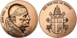 World Coins - Vatican, Medal, Jean Paul II, Dieu pour tous les Hommes, Bronze, Belmondo