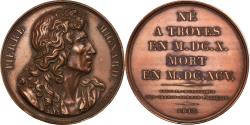 World Coins - France, Medal, Galerie des Grands Hommes, Pierre Mignard, History, 1817, Domard