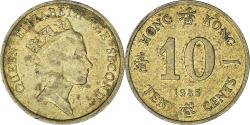 World Coins - Hong Kong, 10 Cents, 1985