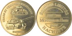 World Coins - France, Token, Touristic token, Hachette - Chars et véhicules militaires, Arts