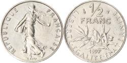 World Coins - Coin, France, Semeuse, 1/2 Franc, 1997, Paris, , Nickel, KM:931.1