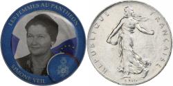 World Coins - France, Token, Femmes Au Panthéon - Simone Veil, Nickel,