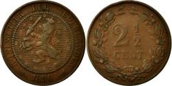 World Coins - Coin, Netherlands, Wilhelmina I, 2-1/2 Cent, 1890, , Bronze, KM:108.2