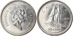 World Coins - Coin, Canada, 10 Cents, 1990, Ottawa, , Nickel, KM:183