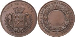 World Coins - France, Medal, Concours d'orphéons, d'harmonies & fanfares, Lisieux, Copper