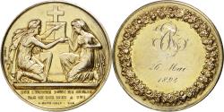 World Coins - France, Medal, French Third Republic, Religions & beliefs, Petit,