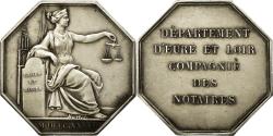 World Coins - France, Token, Notaires de l'Arrondissement d'Eure et loir, 1836, Barre